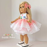 Daphne Doll Dress AGD pink tulip