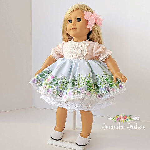 Country Lane Doll dress AGD