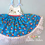 Kitty Dress blue