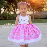 Kitty Dress pink