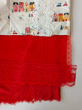 Custom Christmas Village print dress