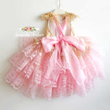 Pink Golden Star Princess Dress, auction