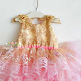 Pink Golden Star Princess Dress, auction